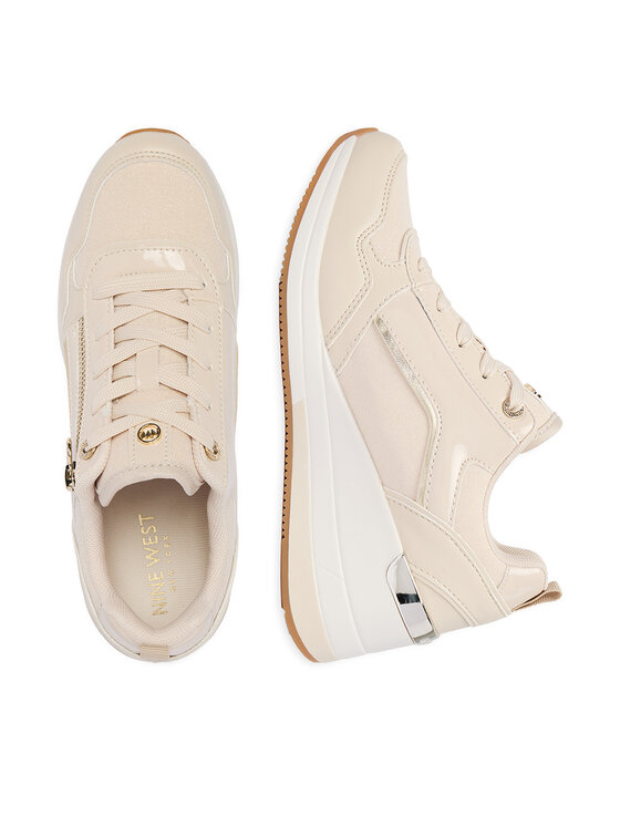 Nine West Nine West Sneakersy CEO-AMINA-02 Beżowy