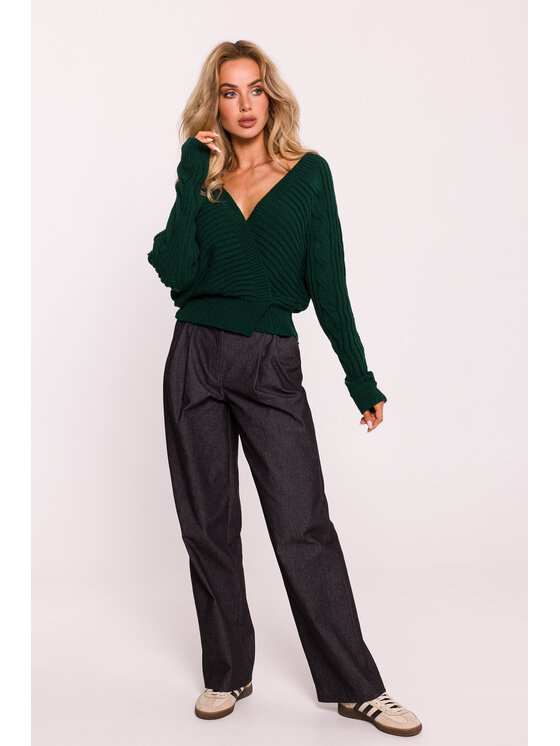 Made of Emotion Made of Emotion Maglione M809 Verde Active Fit