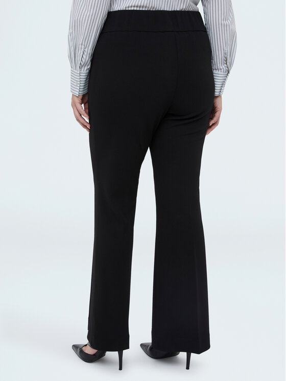 Fiorella Rubino Fiorella Rubino Spodnie materiałowe P010L002300N033 Czarny Flare Fit