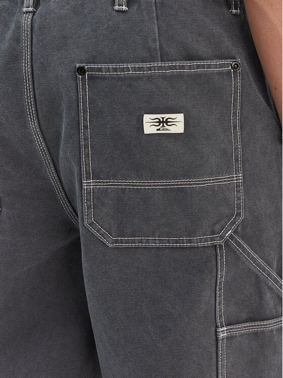 Quiksilver Quiksilver Τζιν Mercury Straight Out EQYNP03325 Γκρι Wide Leg