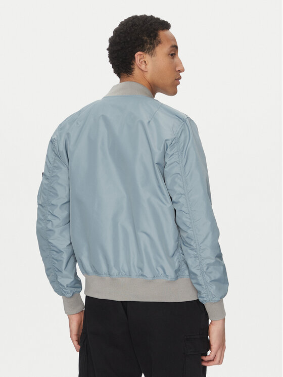 Alpha Industries Alpha Industries Kurtka bomber MA-1 TTC Two Tone 126101 Niebieski Regular Fit