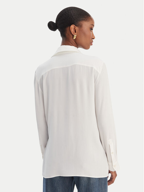 Marella Marella Srajca Calca 2613111061 Bela Regular Fit