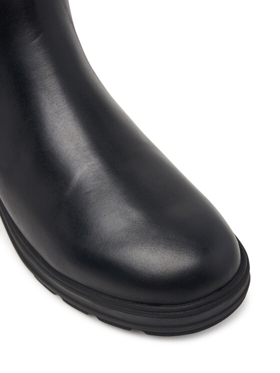 Tommy Hilfiger Tommy Hilfiger Klassische Stiefeletten Th Flag Outdoor Chelsea Boot FW0FW09573 Schwarz
