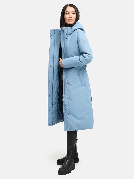 Navahoo Navahoo Kurtka zimowa Waldbummler Niebieski Regular Fit