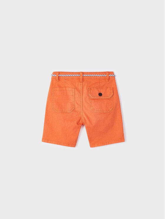 Mayoral Mayoral Шорти от плат 3233 Оранжев Regular Fit