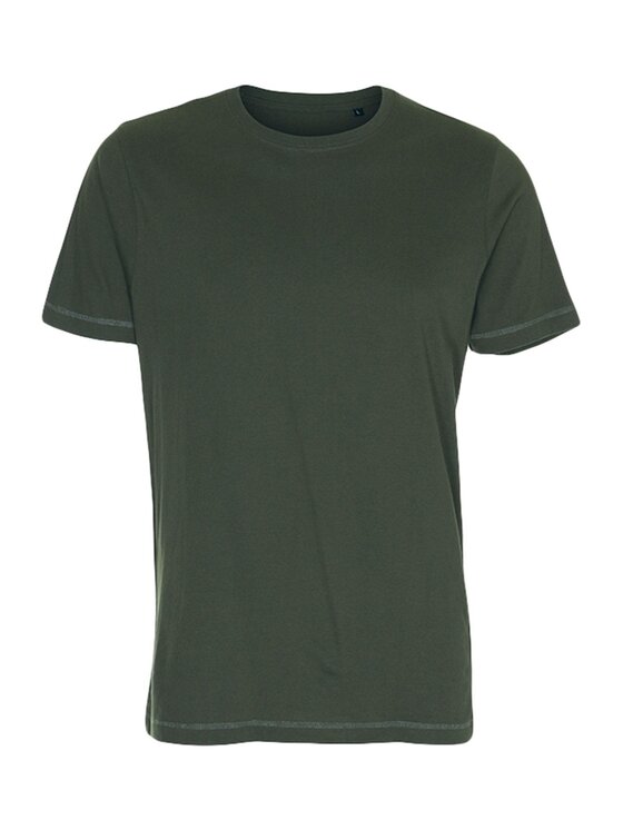 TeeShoppen TeeShoppen T-Shirt 'Basic Collection' Zielony Regular Fit
