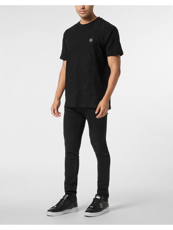 PHILIPP PLEIN PHILIPP PLEIN T-Shirt 26187 Černá Regular Fit