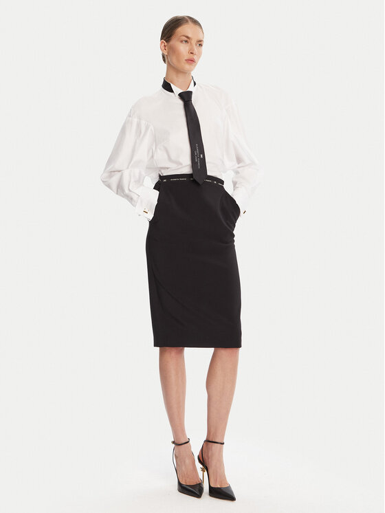 Elisabetta Franchi Elisabetta Franchi Koszula re Biały Regular Fit