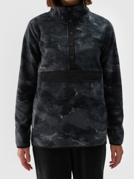 4F 4F Felpa di pile 4FWAW24TFLEF298-90A Multicolore Oversize