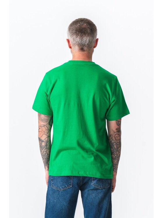 TeeShoppen TeeShoppen T-Shirt 'Oversized Collection' Zielony Oversize