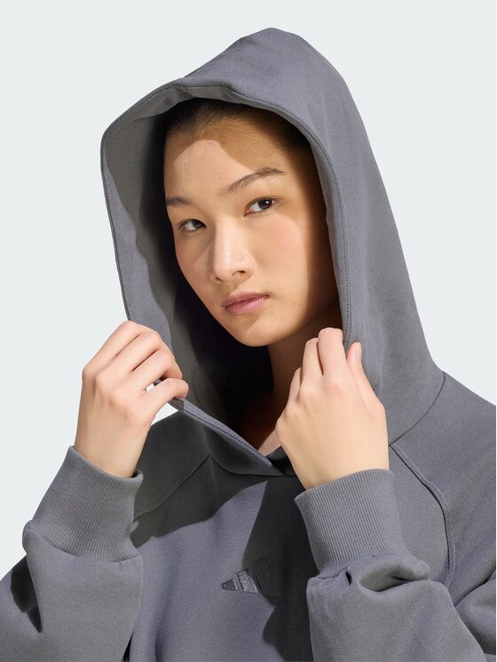 adidas adidas Bluza 164804 Szary Loose Fit