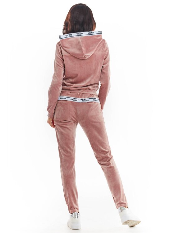 Awama Awama Bluza A373 Różowy Basic Fit