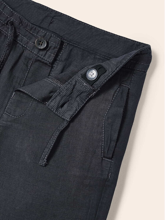 Mayoral Mayoral Pantalon scurți din material 3221 Negru Regular Fit