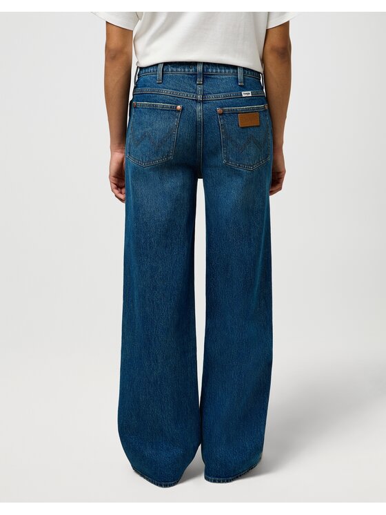 Wrangler Wrangler Jeansy Loose Straight Niebieski Loose Leg