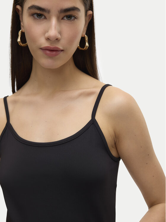 Vero Moda Vero Moda Marškinėliai Million 10306903 Juoda Regular Fit