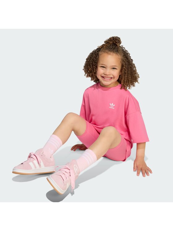 adidas adidas Dres 152159 Różowy Fitted Fit