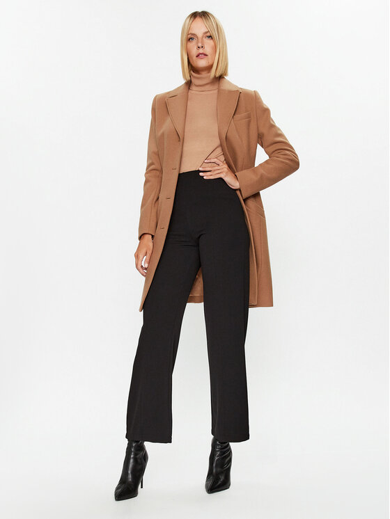 Rinascimento Rinascimento Riidest püksid CFC0114851003 Must Regular Fit