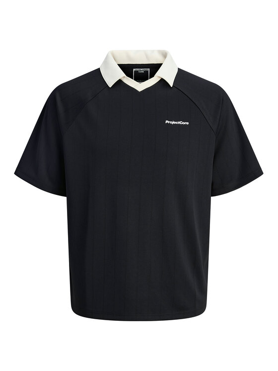 Jack & Jones Jack & Jones Polo Lido 12276758 Czarny Loose Fit