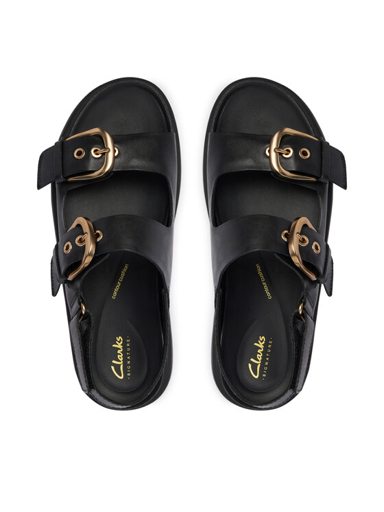 Clarks Clarks Sandały Aristella Bay 26185807 Czarny