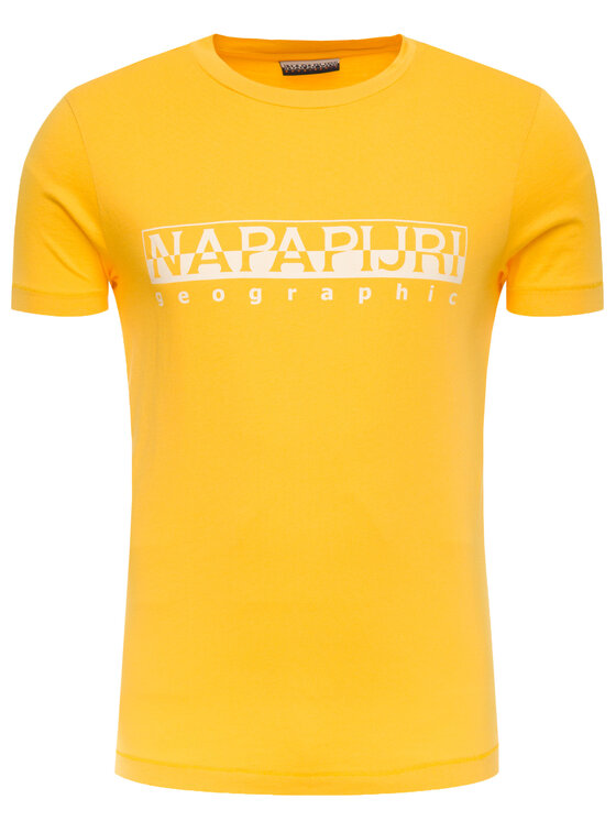 Napapijri Napapijri T-shirt Sevora N0YIJ9 Jaune Regular Fit