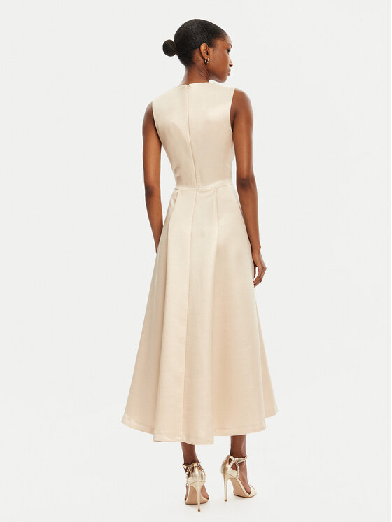 Rinascimento Rinascimento Rochie cocktail CFC0122458003 Bej Regular Fit