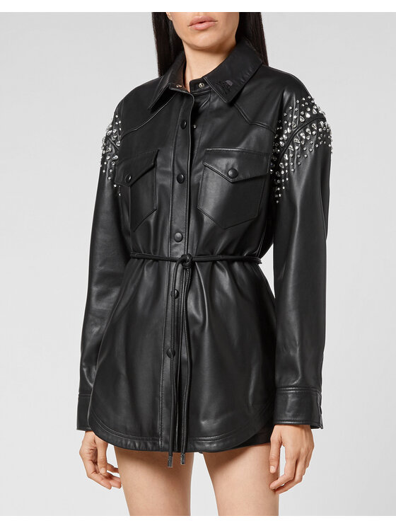 PHILIPP PLEIN PHILIPP PLEIN Košeľa 4067 Čierna Regular Fit