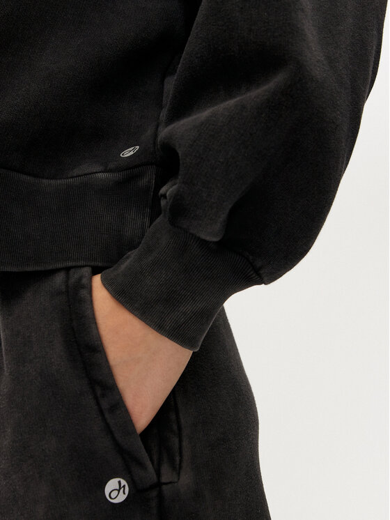 Deha Deha Μπλούζα C12131 Μαύρο Regular Fit