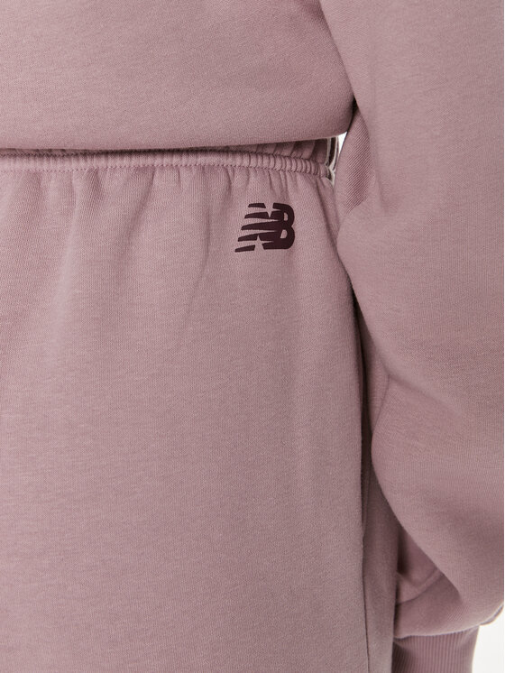 New Balance New Balance Spodnji del trenirke Graphic WP43500 Vijolična Relaxed Fit