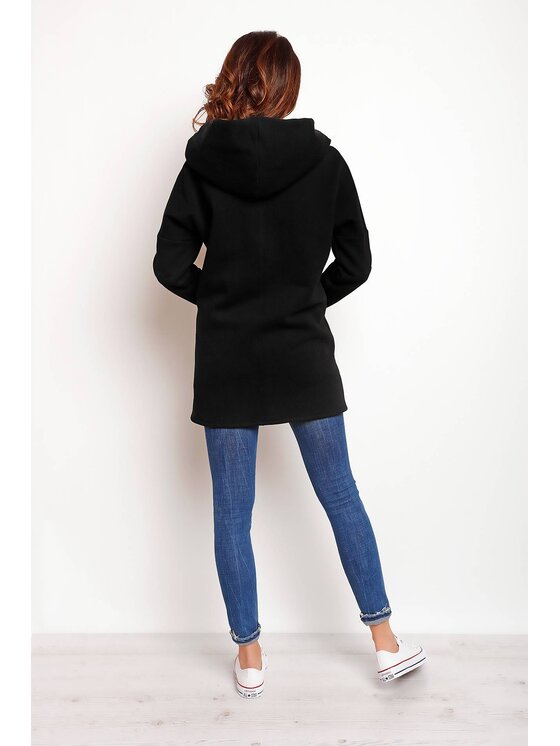 Infinite You Infinite You Mikina M088 Čierna Basic Fit