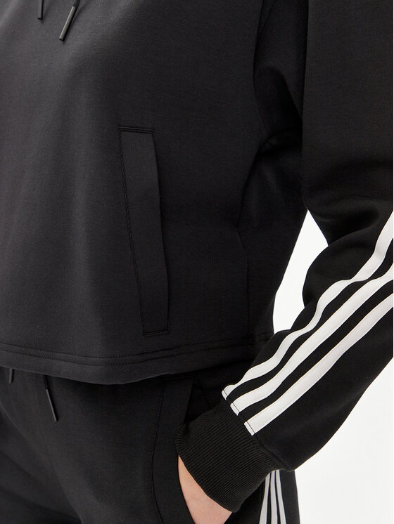 adidas adidas Μπλούζα Future Icons 3-Stripes IP1533 Μαύρο Loose Fit