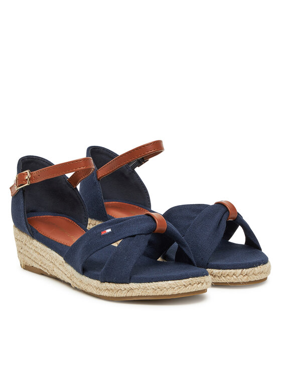 Tommy Hilfiger Tommy Hilfiger Espadrilky T3A7-33801-0048 S Tmavomodrá