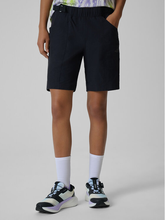 4F 4F Szorty rowerowe GET LOST FEEL FOUND Czarny Regular Fit