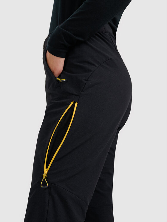 4F 4F Spodnie outdoor HALNY Czarny Regular Fit