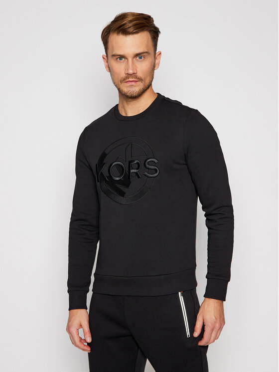 MICHAEL Michael Kors MICHAEL Michael Kors Sweatshirt Embroidered Logo CF05JNR4NF Schwarz Regular Fit
