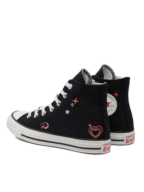 Converse Converse Scarpe da ginnastica Chuck Taylor All Star Y2K Heart A09116C Nero