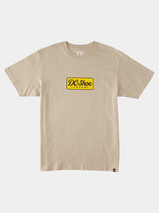 DC Shoes DC Shoes Тишърт Happy Hour Tees ADYZT05293 Бежов Regular Fit