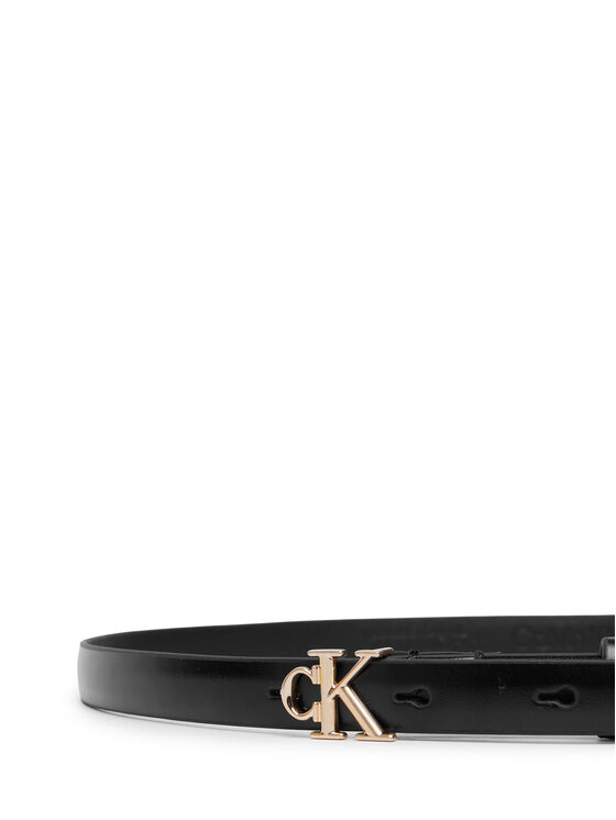 Calvin Klein Calvin Klein Gürtel Round Ck Buckle Smooth 15Mm LV04F7085G Schwarz