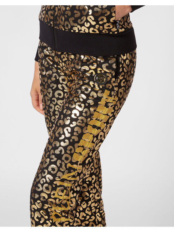 Plein Sport Plein Sport Completo top e pantaloni 1091 Oro Regular Fit