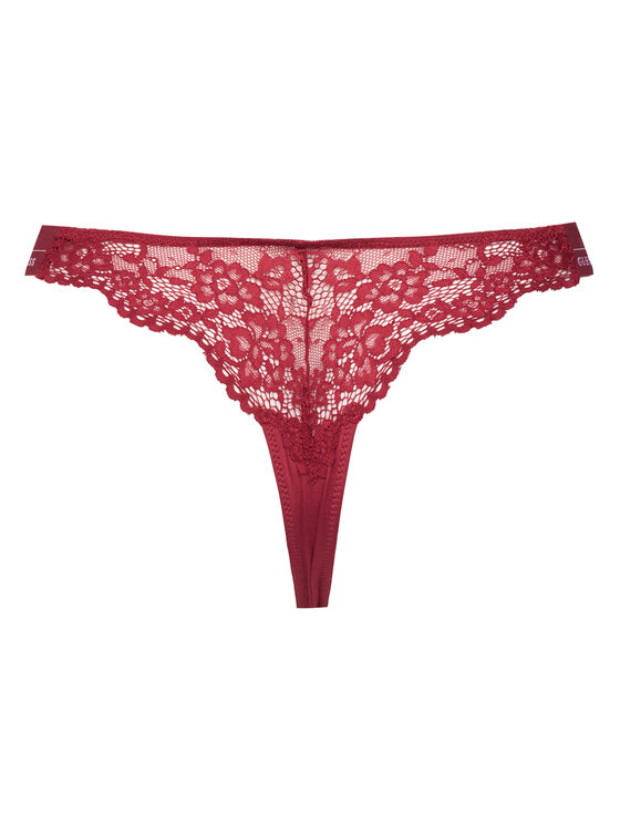 Guess Guess Kalhotky string O4YE01 PZ01C Červená