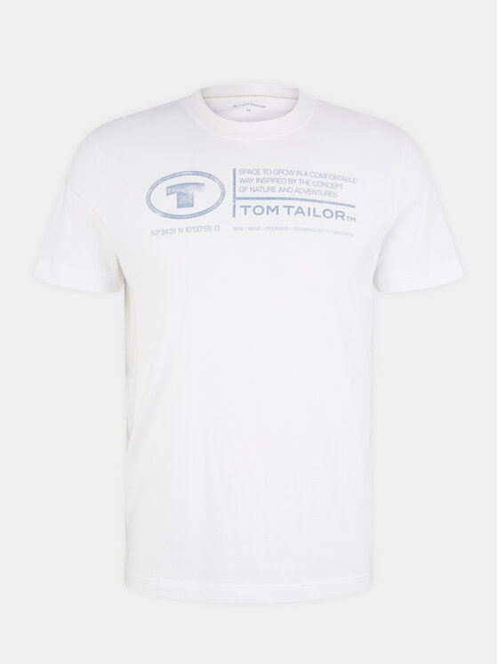 Tom Tailor Tom Tailor T-shirt 1035611 Bijela Regular Fit