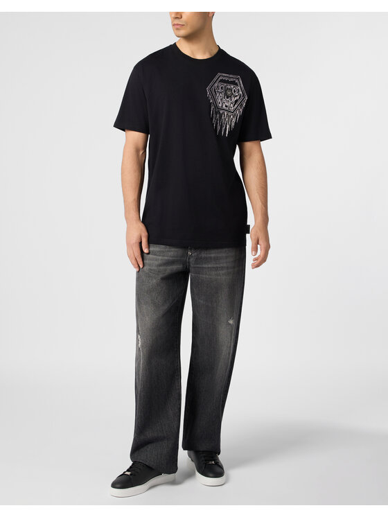 PHILIPP PLEIN PHILIPP PLEIN T-shirt 31078 Nero Regular Fit