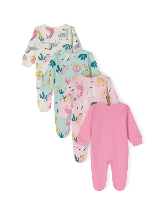 minoti minoti Pajac 24babypack13 Fioletowy Regular Fit