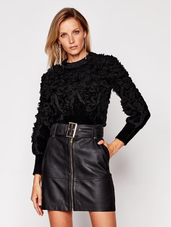 Silvian Heach Silvian Heach Džemperis Rushour PGA20397MA Melns Regular Fit