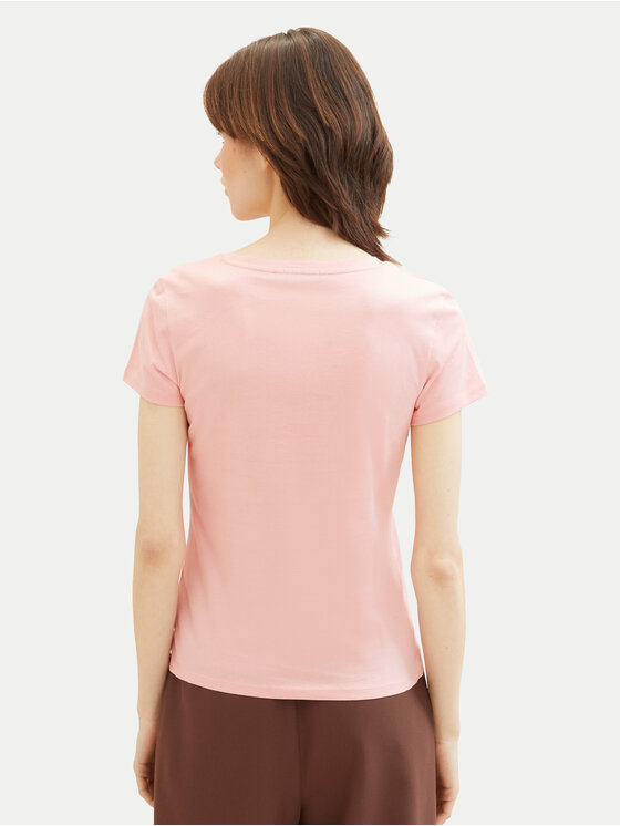 Tom Tailor Denim Tom Tailor Denim T-shirt 1040185 Rosa Regular Fit