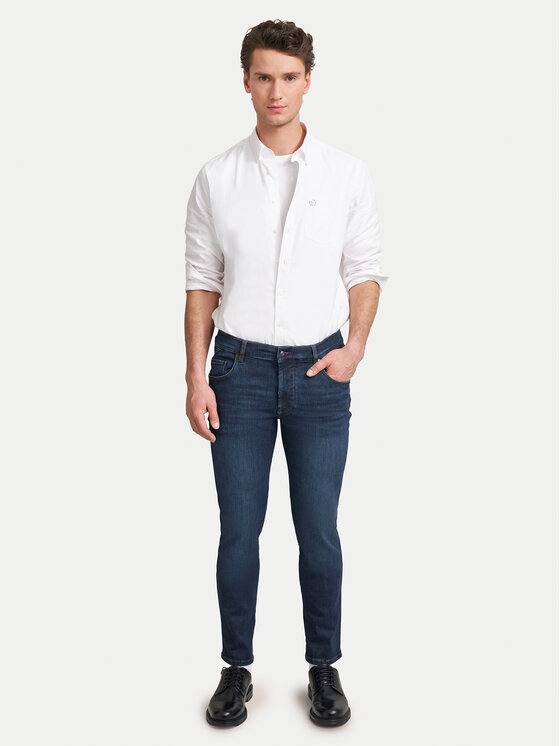 Bugatti Bugatti Jeansy 3278D 96635 Granatowy Slim Fit