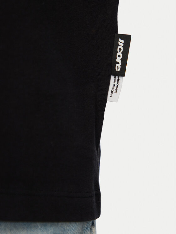 Jack & Jones Jack & Jones T-Shirt Club Badge 12295036 Μαύρο Regular Fit