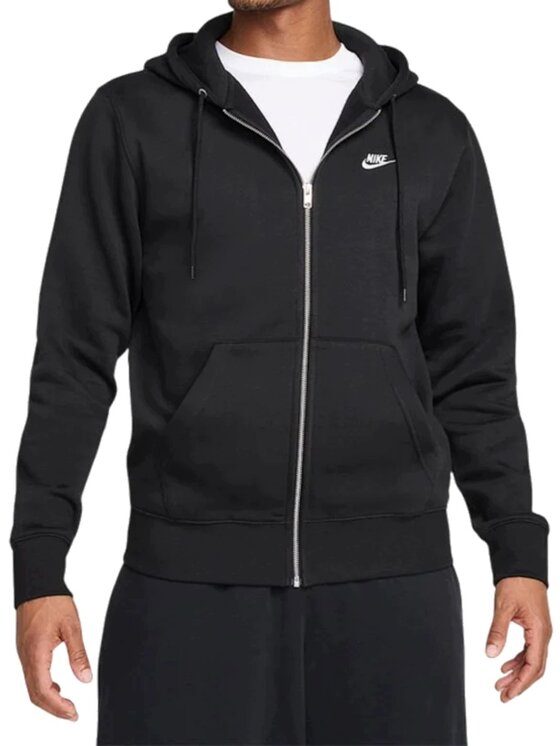 Nike Nike Bluza Club Czarny Standard Fit