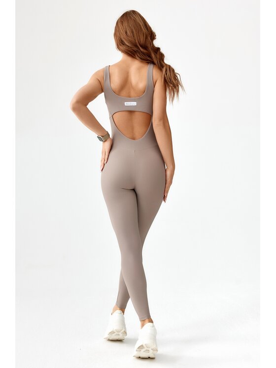 ROUGH RADICAL ROUGH RADICAL Kombinezon HARMONY JUMPSUIT Beżowy Slim Fit