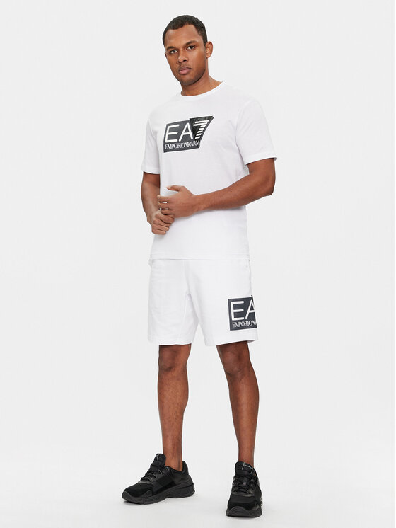 EA7 Emporio Armani EA7 Emporio Armani Tričko 3DPT81 PJM9Z 1100 Biela Regular Fit