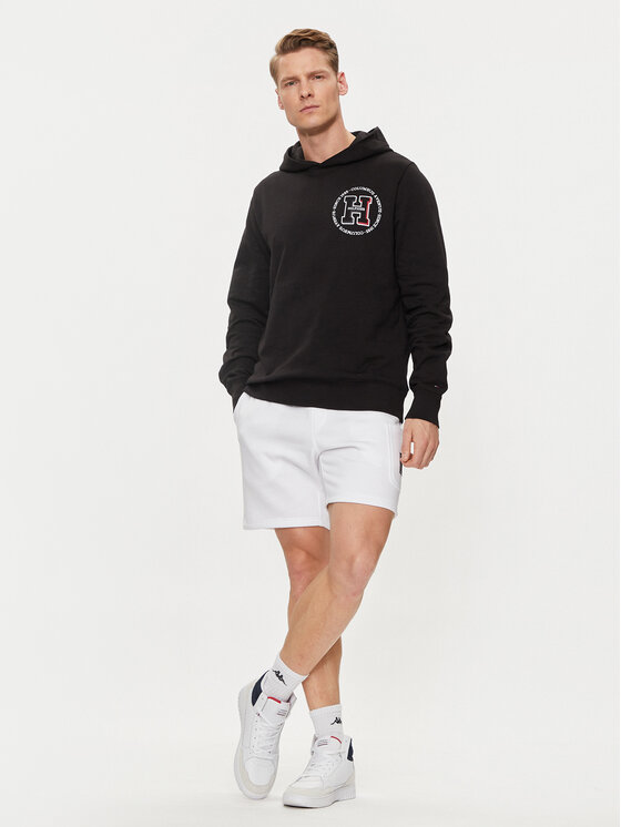 Tommy Hilfiger Tommy Hilfiger Μπλούζα MW0MW34383 Μαύρο Regular Fit